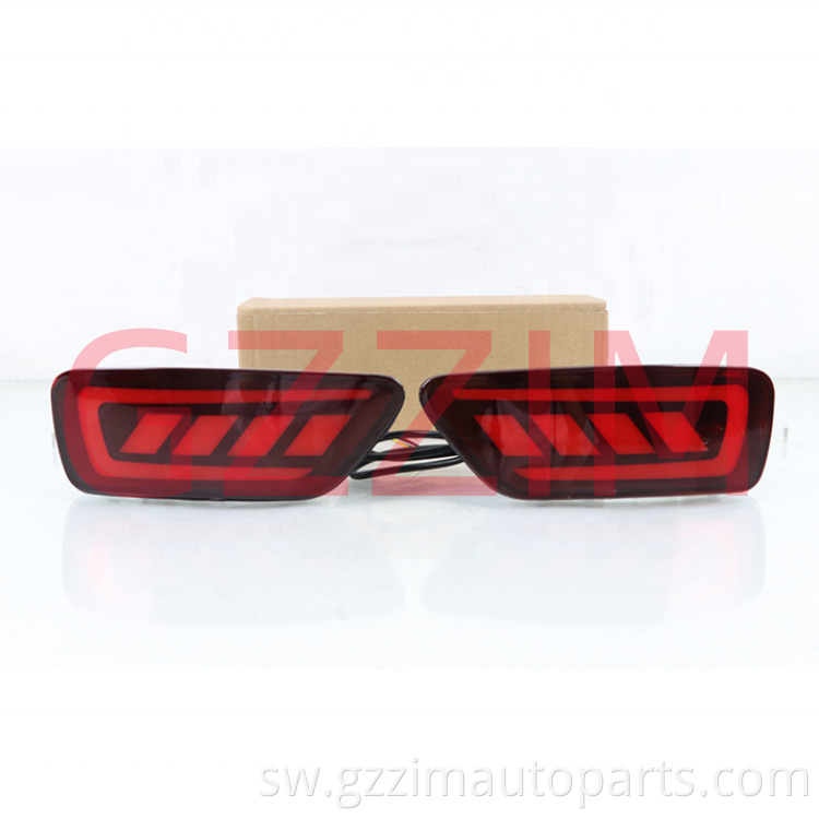 Rangi tatu iliyoongozwa na taa ya nyuma ya ukungu taa ya kuvunja taa ya kugeuza ishara ya kugeuka kwa jeep grand cherokee